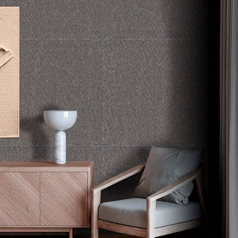 Contemporary Stone Table Lamp with Bright LED