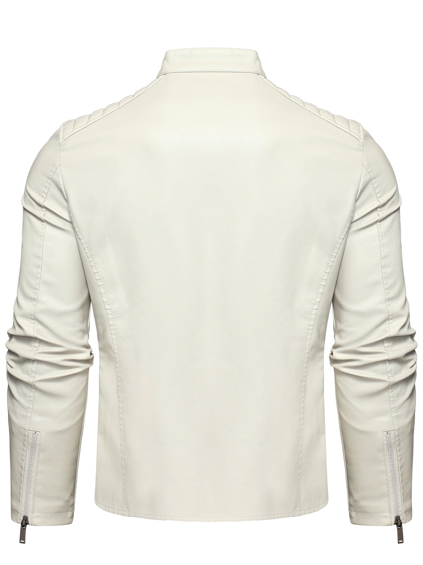 Kevin | Stylish Leather Jacket with Zipper