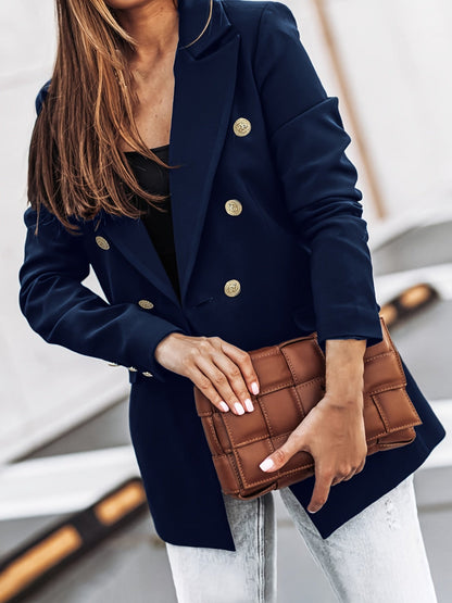 Classic Fit Women's Two Button Blazer Jacket