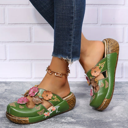 Comfortable Slip Resistant Wedge Sandals