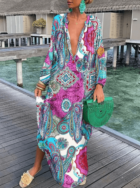 Vibrant Floral Sundress for Women