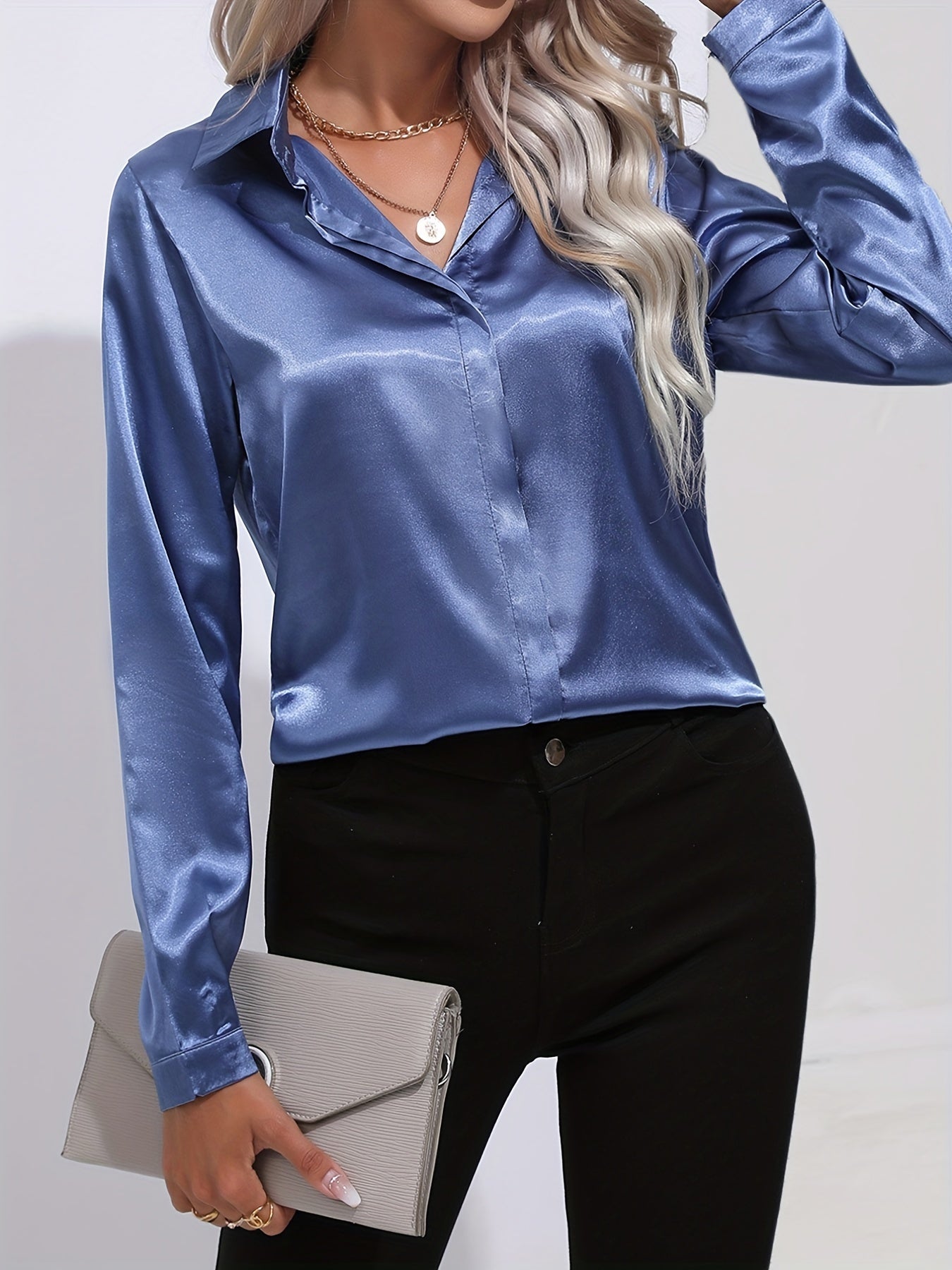 Ladies Classic Point Collar Shirt