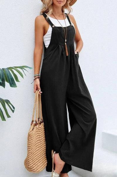 Summer Women's Strapless Loose Fit Jumpsuit