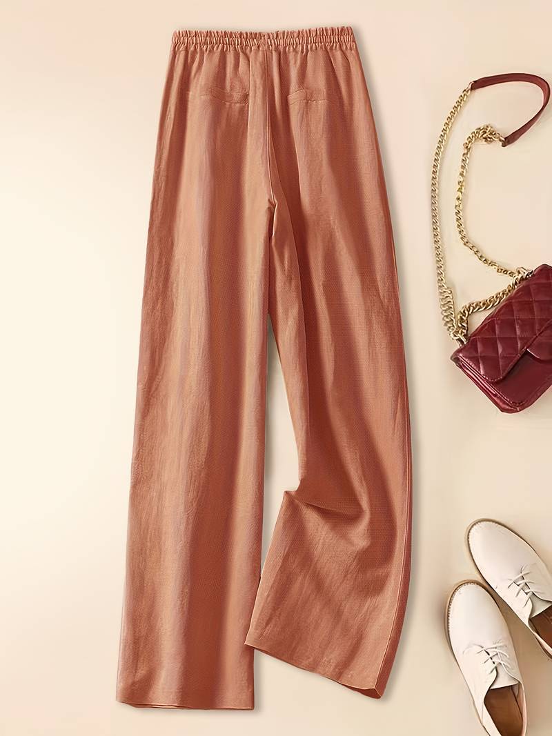 Comfortable Elastic Waist Pants