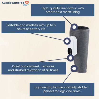 Relaxing Leg Massager with Heat and Compression