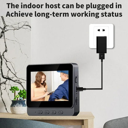 Smart Video Doorbell Camera with 4.3 Screen