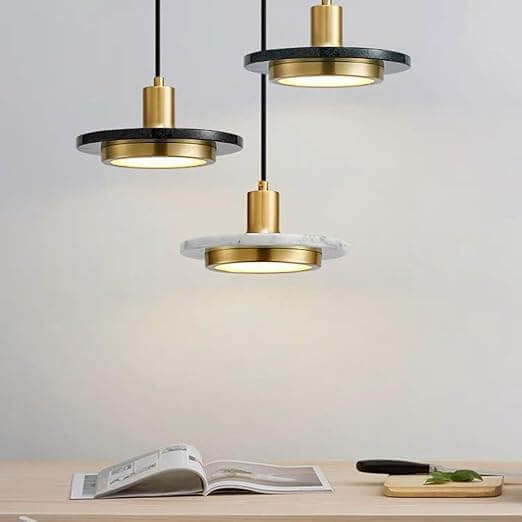 Elegant Stone Drop Lighting Fixture