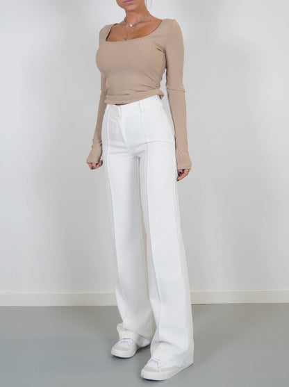 Comfortable High Waist Wide Leg Pants
