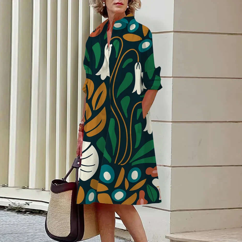 Classic Women's Midi Dress - Luxivelle