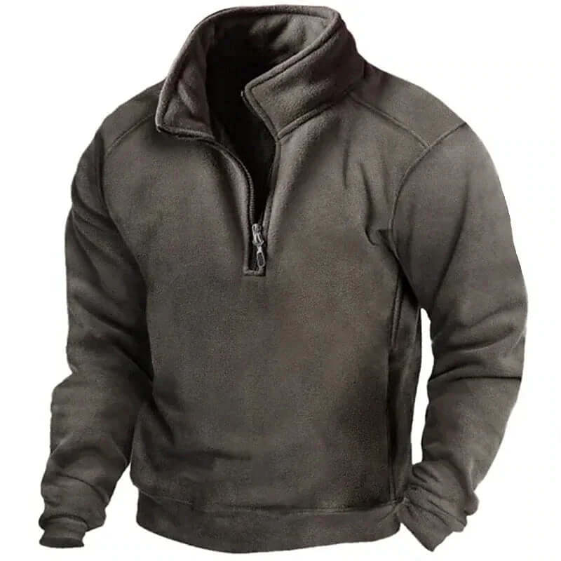 Relaxed Fit Men's Pullover Sweatshirt