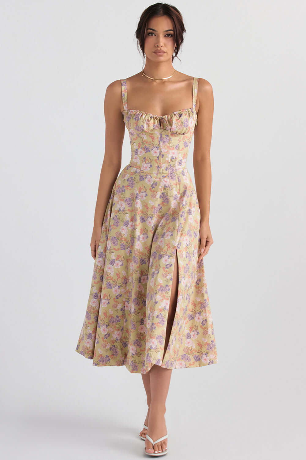 Fashionable Graphic Corset Dress