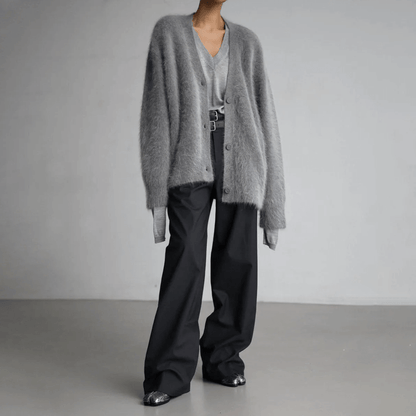 Soft Women's Knitted Sweater Cardigan