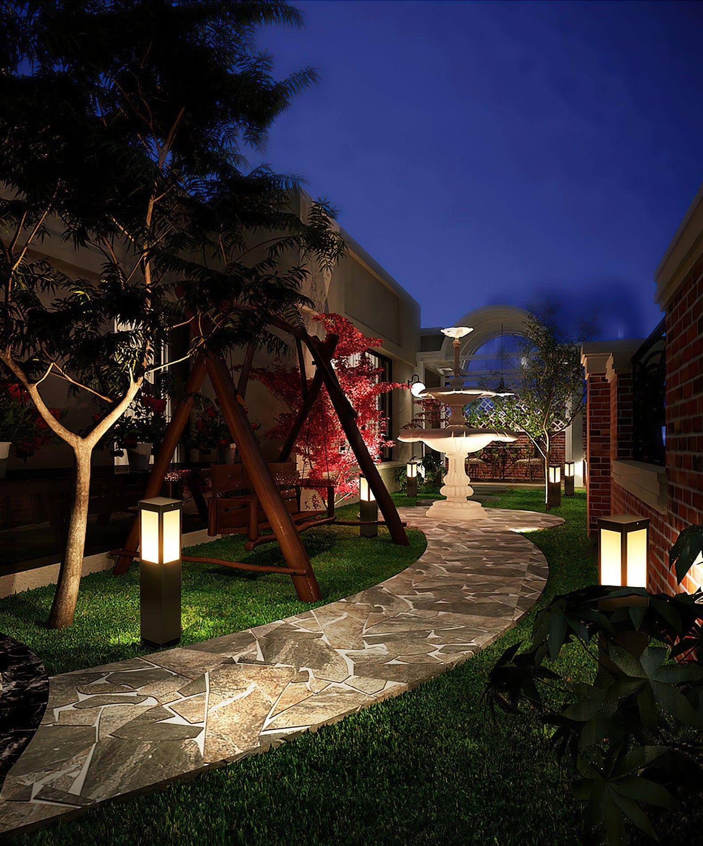 Durable Garden Post Light - Weatherproof Outdoor Lamp