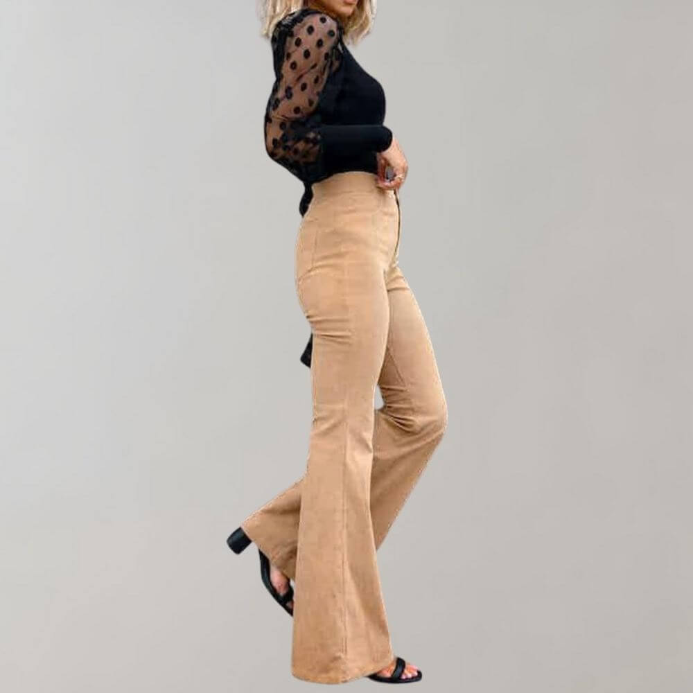 Comfortable High Waist Loose Fit Women's Pants
