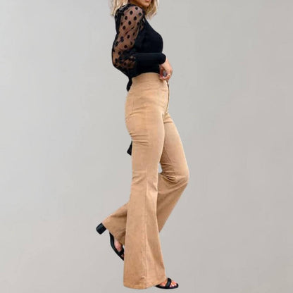 Comfortable High Waist Loose Fit Women's Pants