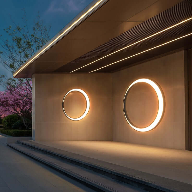 Weatherproof LED Outdoor Wall Lamp, 30-80cm Adjustable