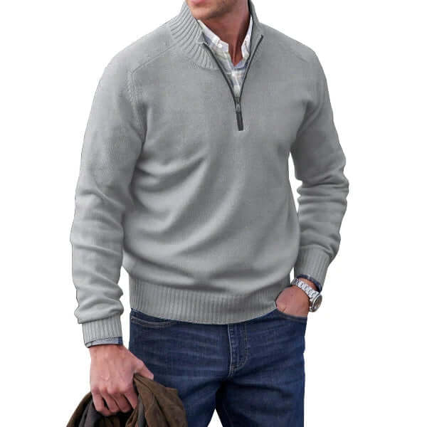Luxury Soft Zip Up Sweater