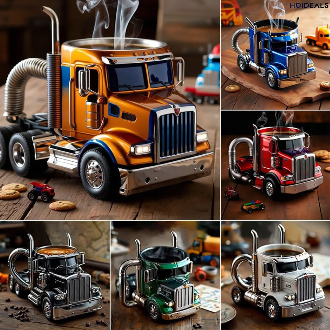 Premium Ceramic Truck Coffee Mug