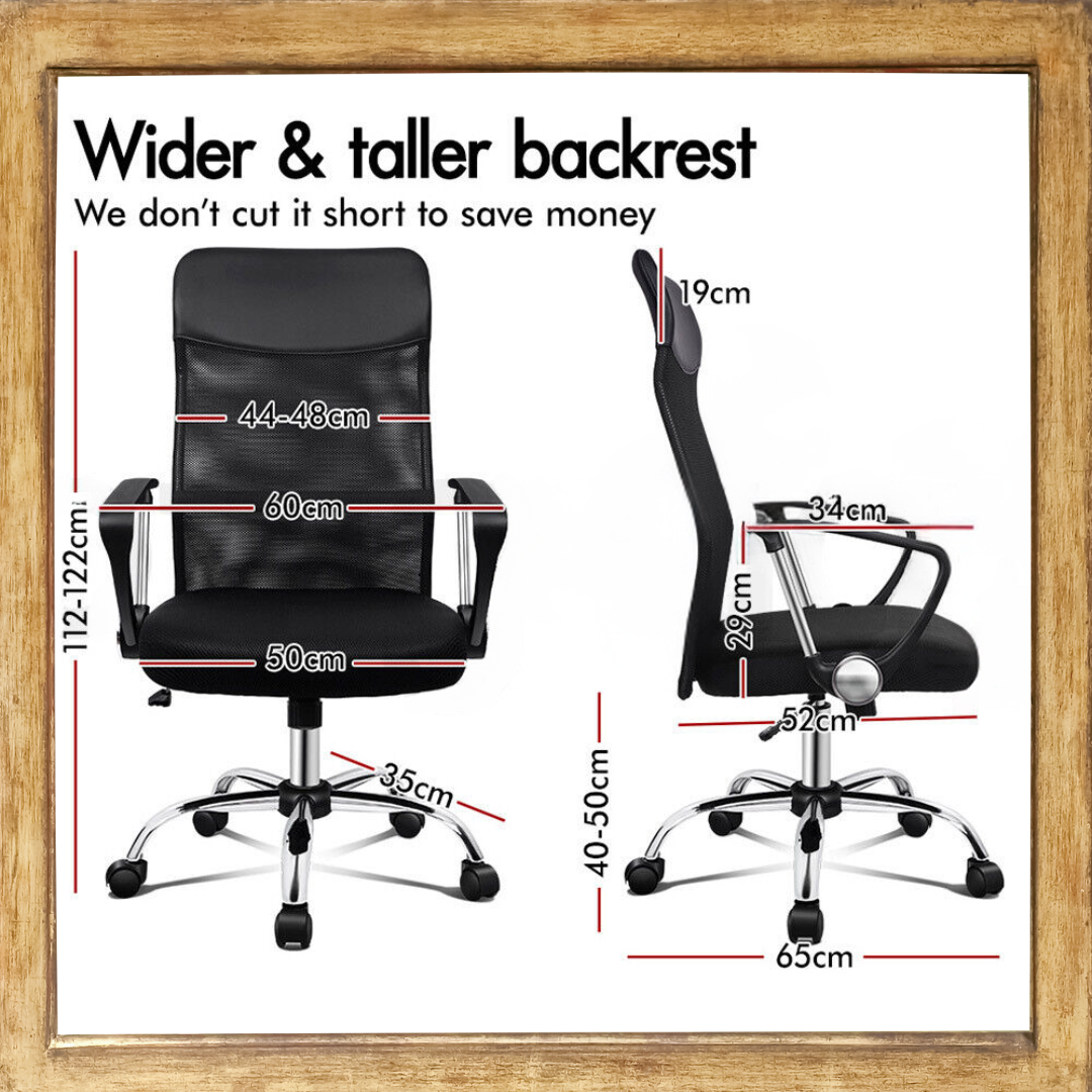 Ergonomic Office Chair - Extra Comfortable Foam Cushion