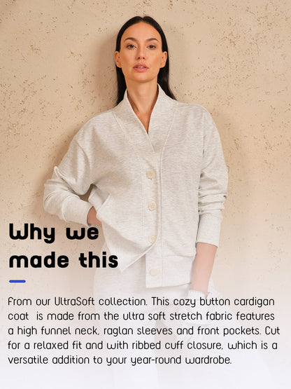 Soft Cozy Long Sleeve Cardigan Jacket