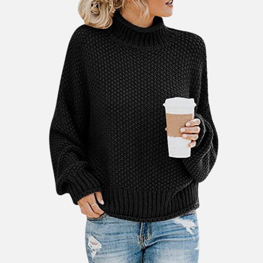 Maya | Mock-Neck Oversized Sweater