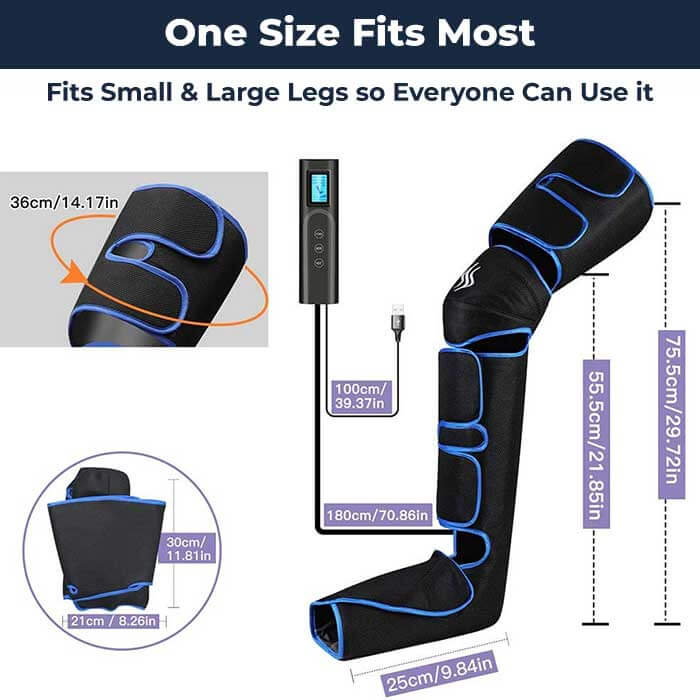 Relaxing Heated Leg Massage Wraps