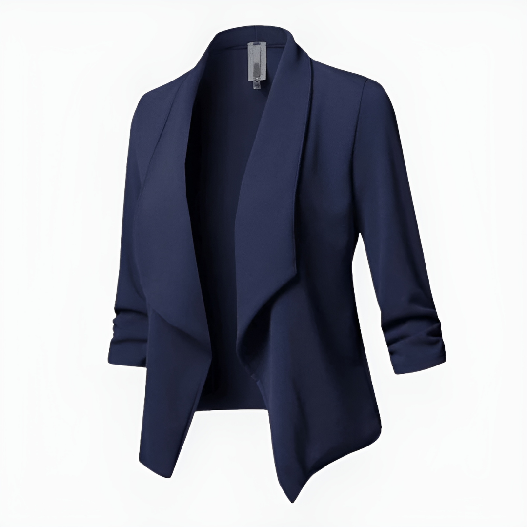 Evelyn | Black Blazer for Women - Long Sleeve Slim Fit 4