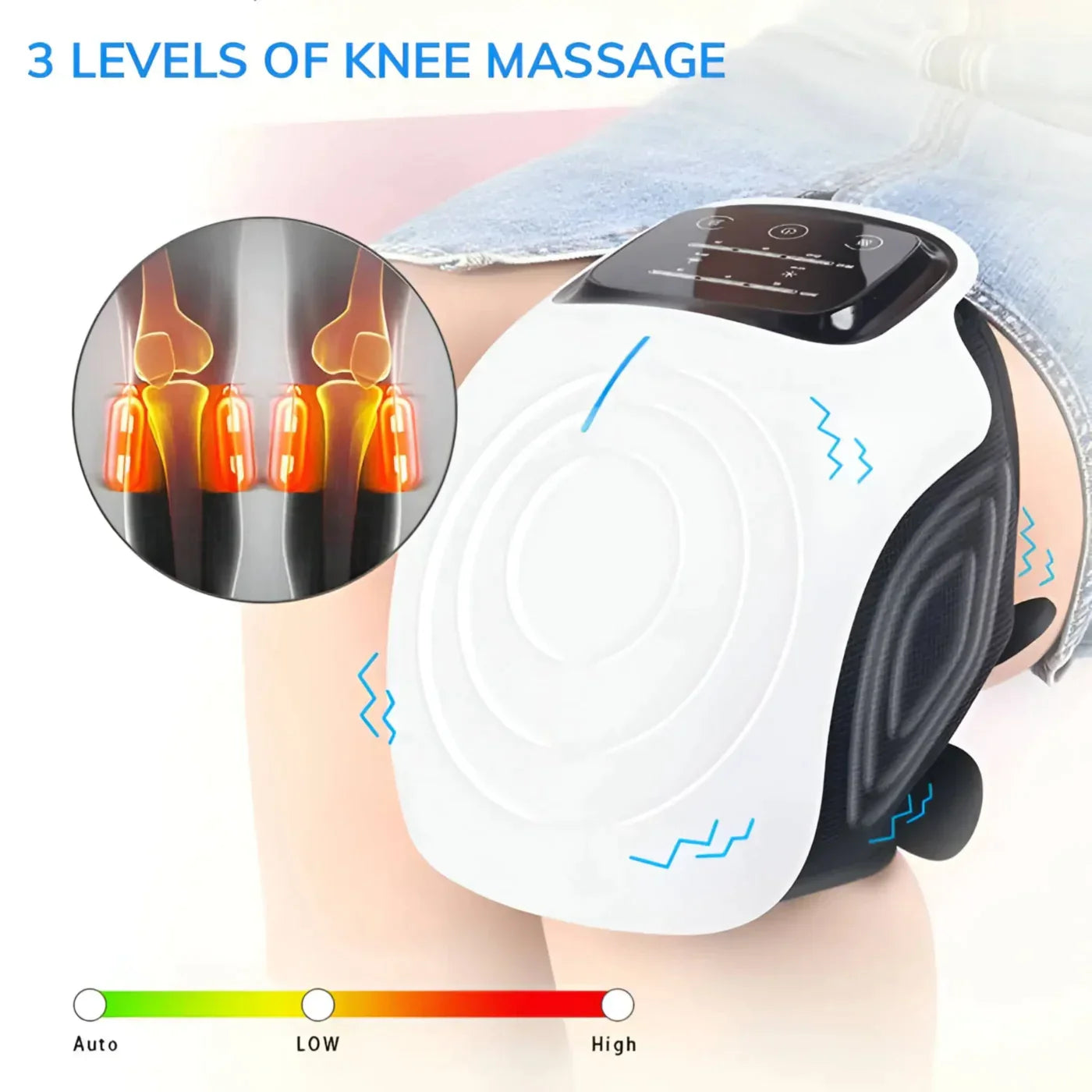 Healing Knee Massager for Pain Relief and Therapy