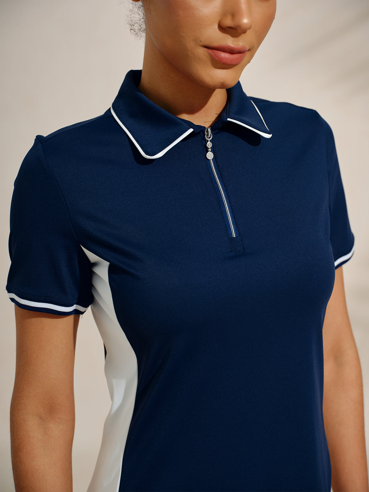 Classic Blue Summer Colorblock Sundress UPF 50+ Protection