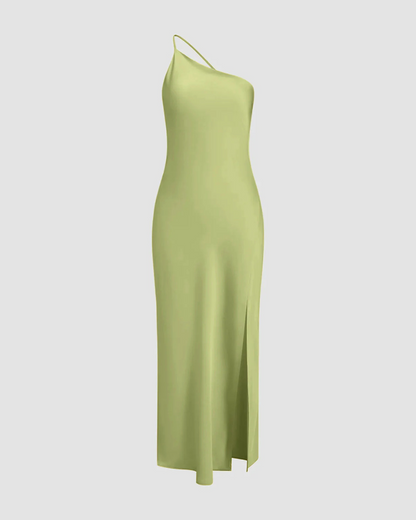 Variant image for Maliah | Long Satin Party Dress for Women-11