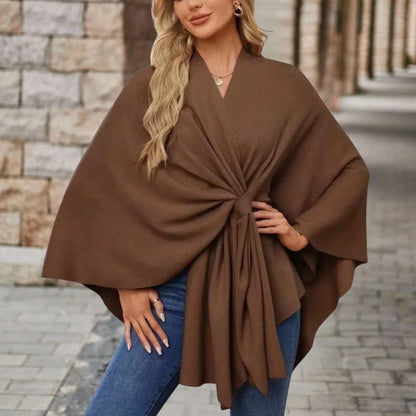 Stylish Women's Wrap Poncho