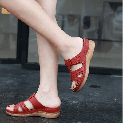 Comfortable Flat Wedge Sandals for Ladies