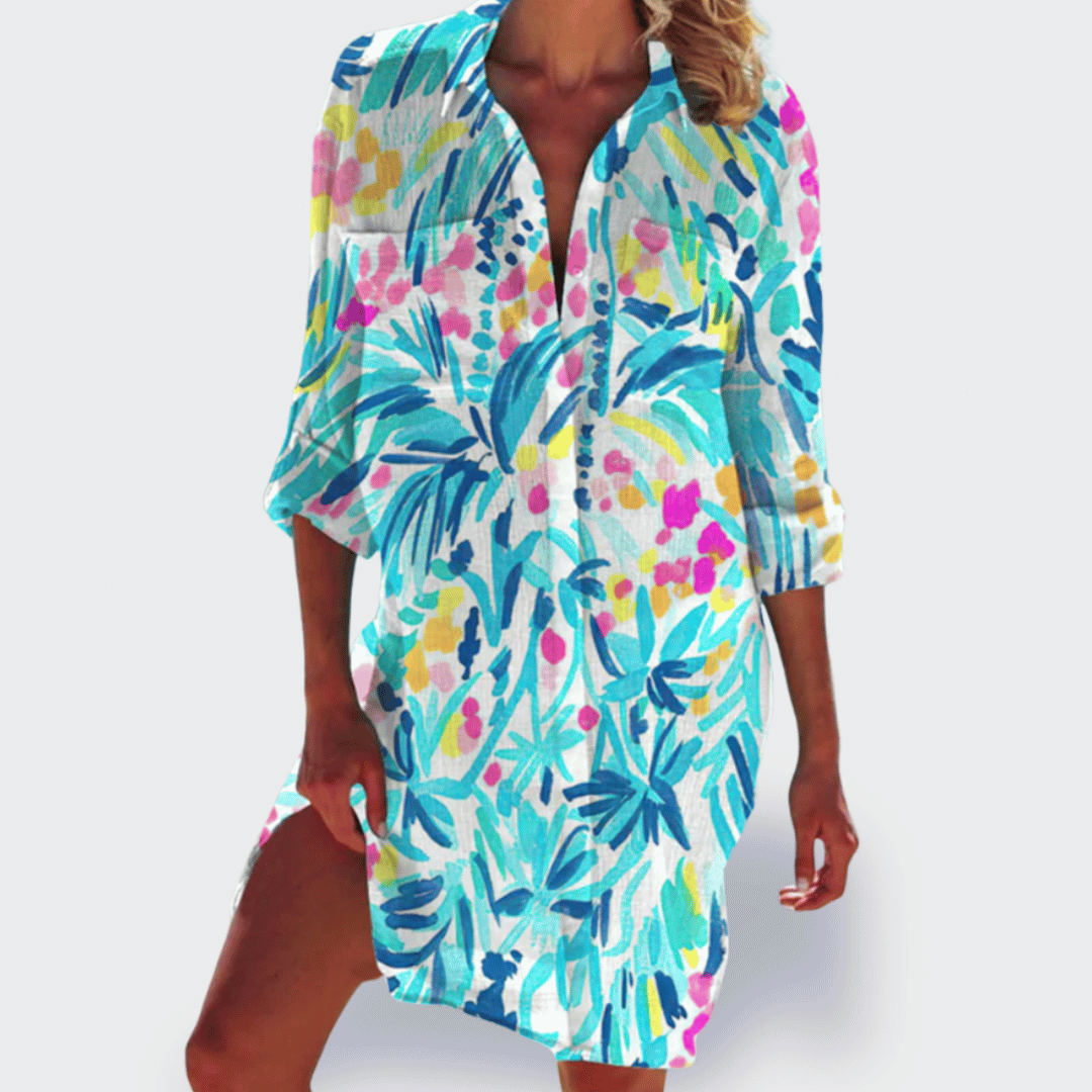 Vibrant Easy Breezy Summer Dress