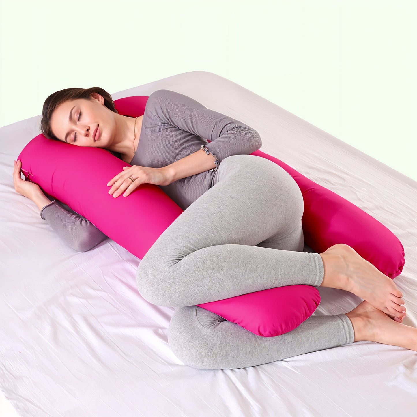 Comfortable Maternity Pillow for Nursing & Full Body Support