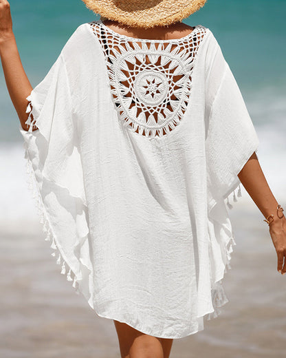 Bohemian Coastal Kaftan Dress - Luxivelle