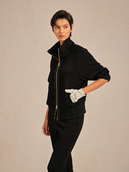 Plush Fleece Long Sleeve Zip Jacket