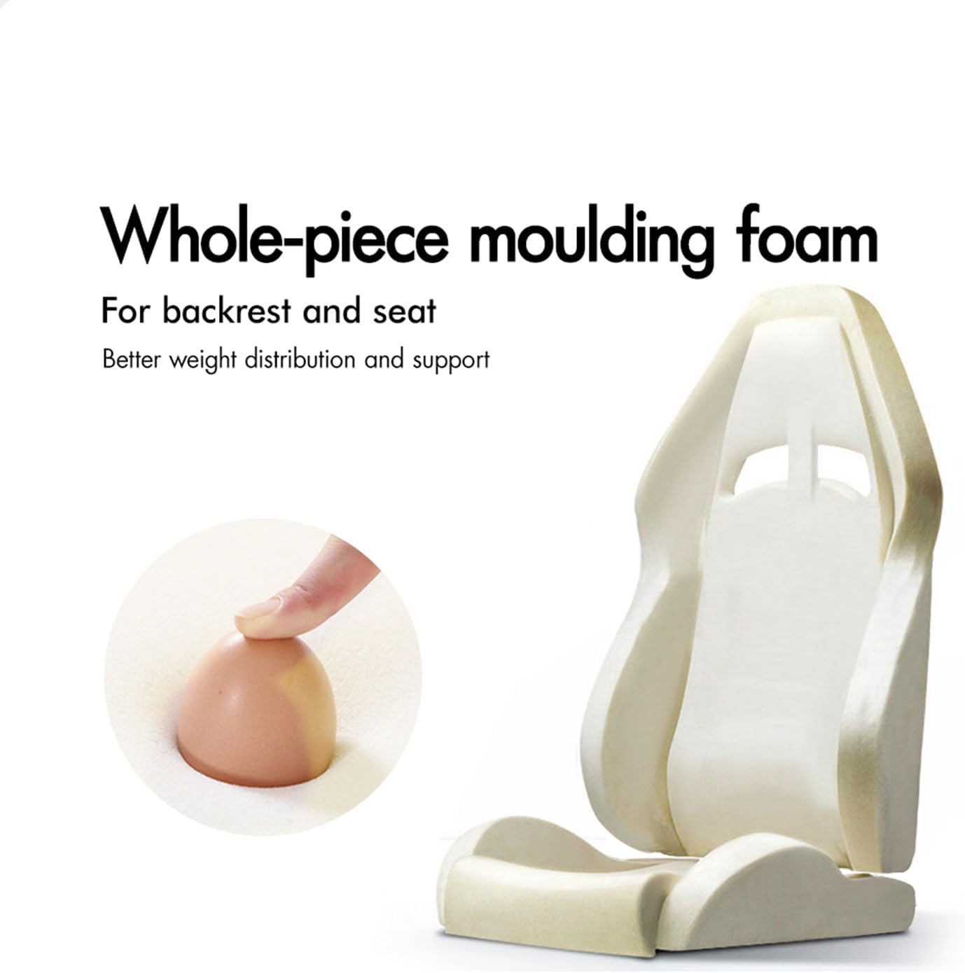 Ergonomic Gaming Chair with Massage and Footrest
