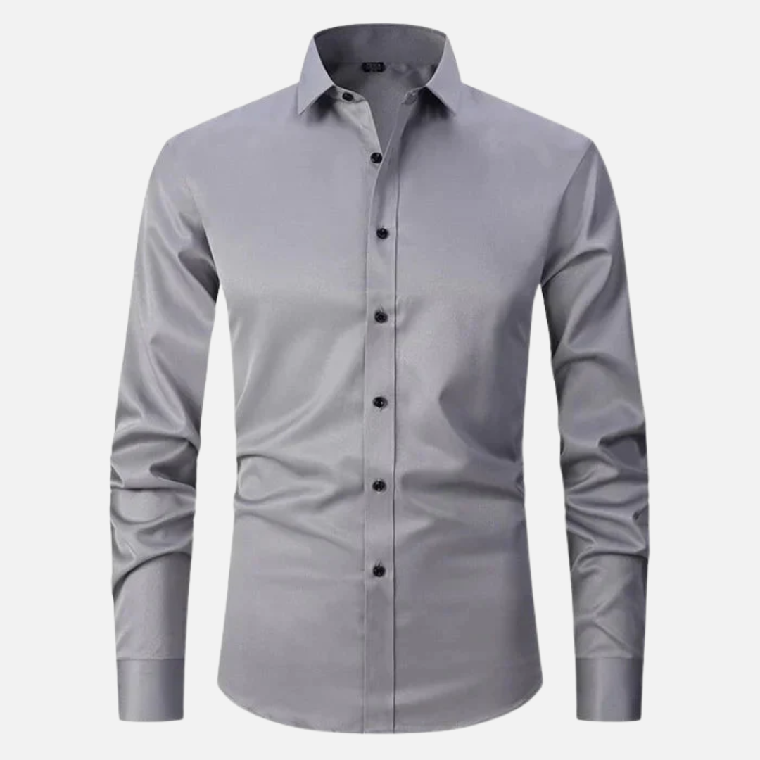 Men's Smart Slim-Fit Dress Shirt