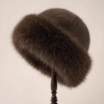 Women's Vintage Faux Fur Hat | Winter Elegant Headwear - Trendy Melbourne