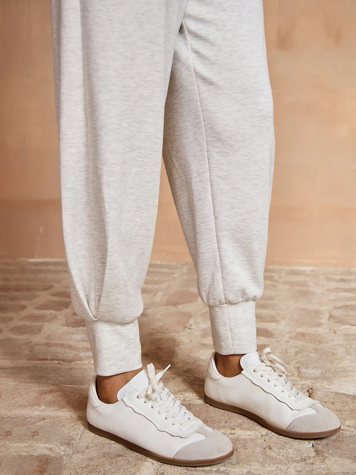 Comfortable Elastic Waist Floral Bloomer Pants