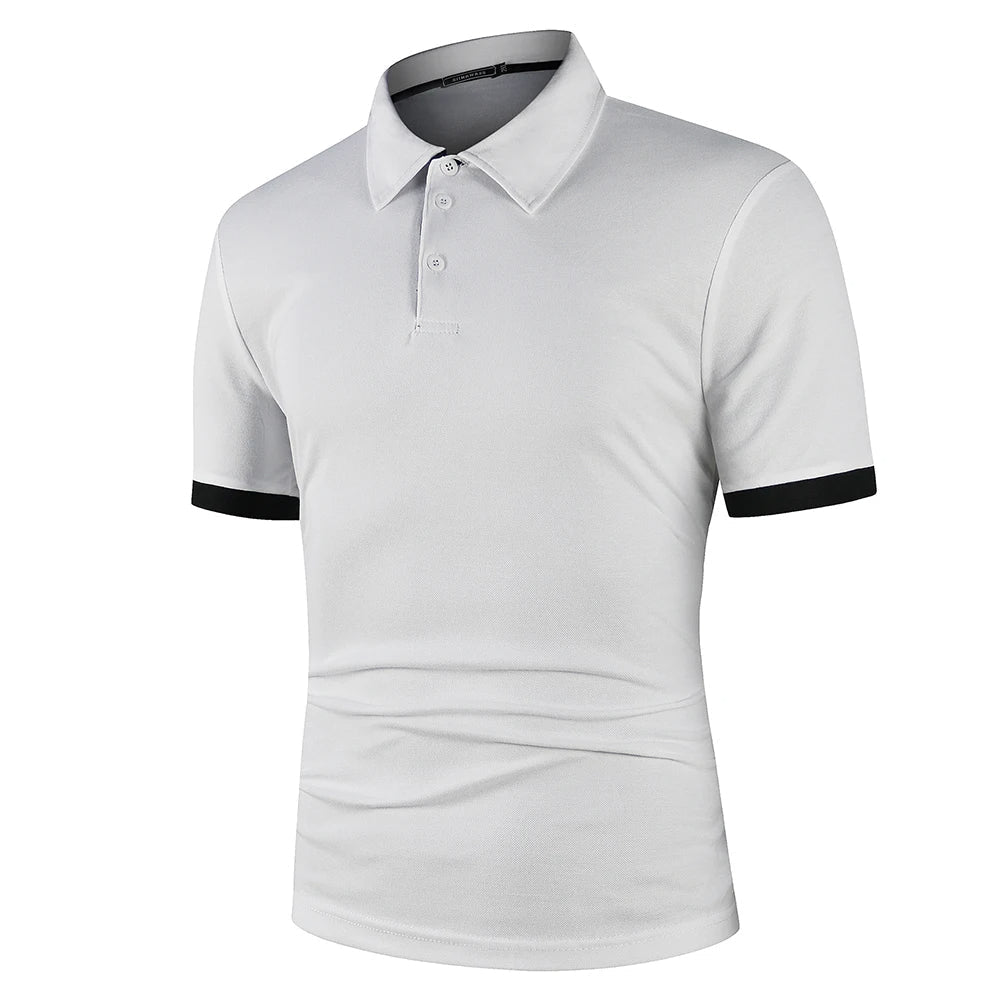Breathable Casual Men's Short Sleeve Polo Shirt