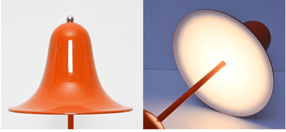 Wireless Desk Lamp with Traditional Shade