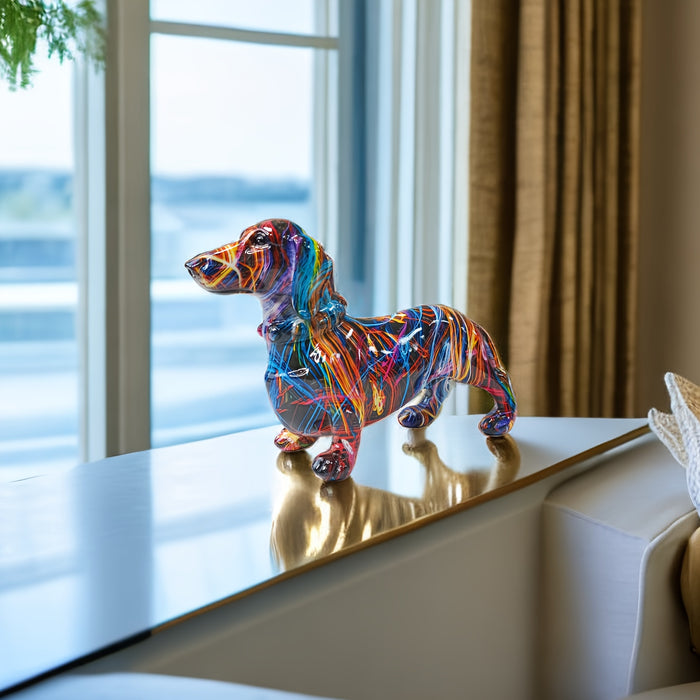 Fun Dog Figurine Dachshund Home Decor - Luxivelle