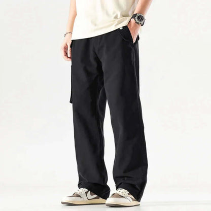 Comfortable Men's Casual Cargo Pants with Extra Pockets