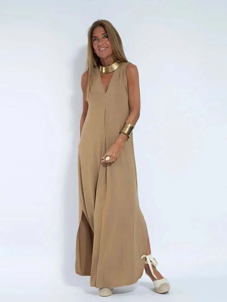 Strapless Long Evening Dress