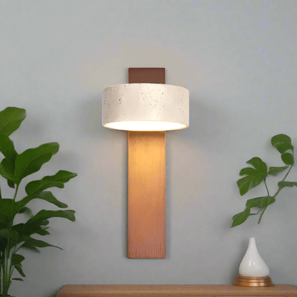 Adjustable Natural Wood LED Wall Light