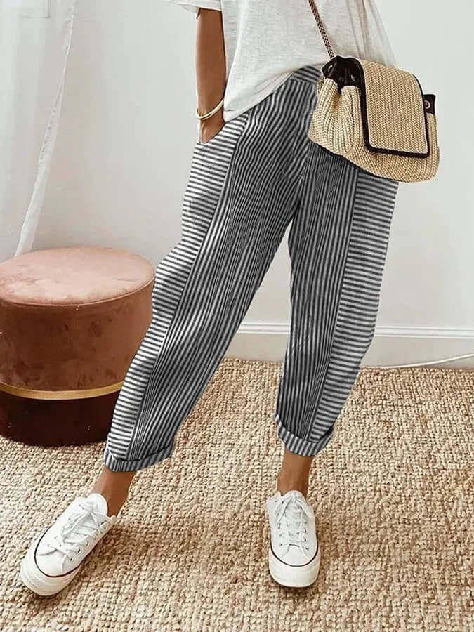 Classic Comfortable Stripe Pants