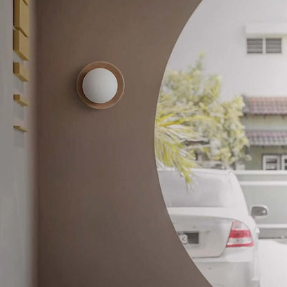 Simple Wooden LED Wall Light