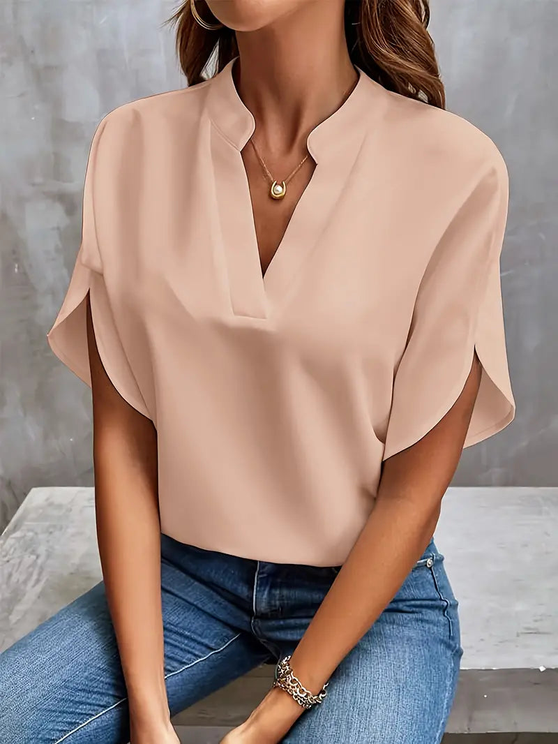 Women's Classic V Neck Top