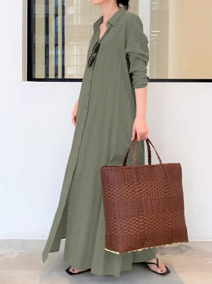 Ladies Classic Collared Shift Dress